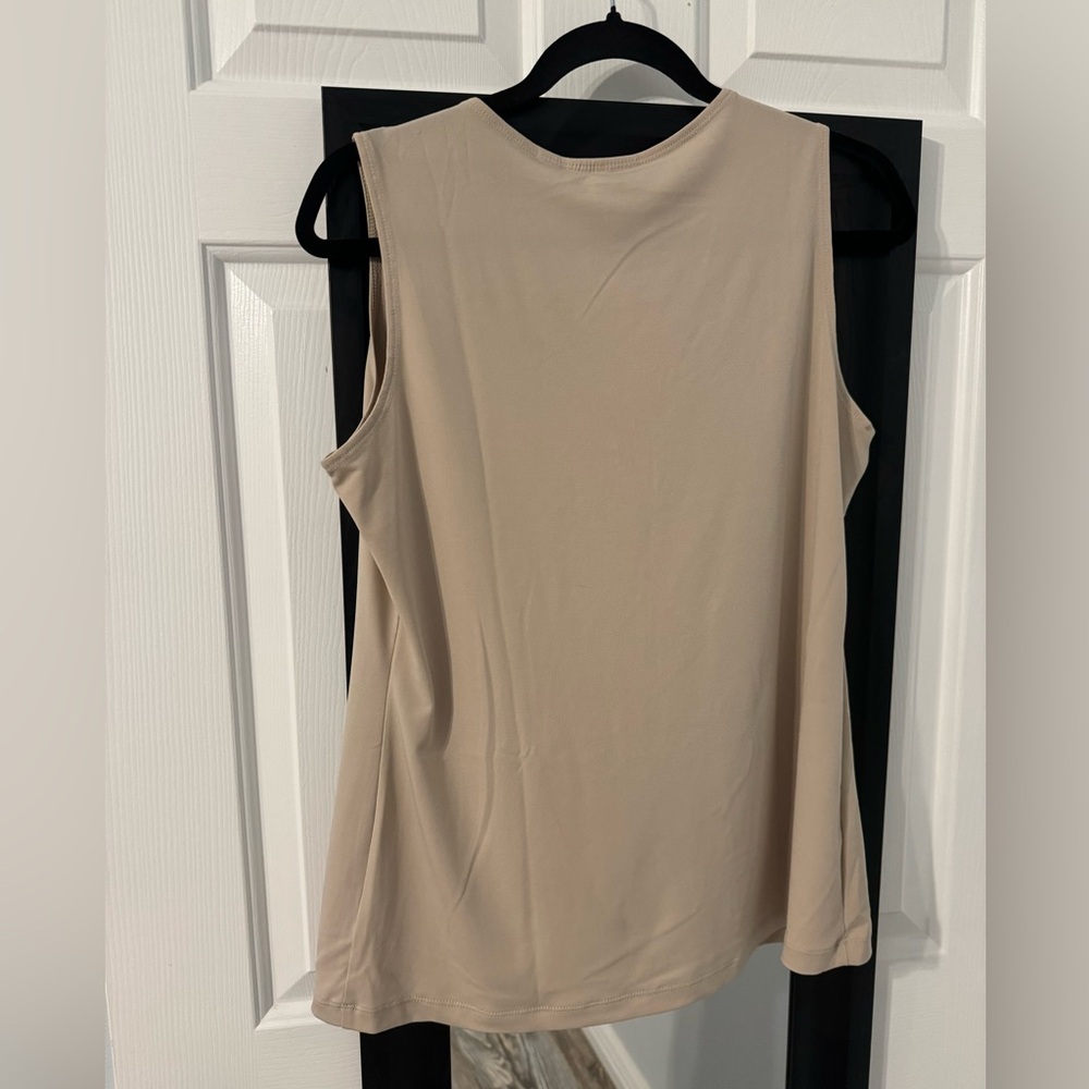 Susan Graver Jeweled Tank Blouse Small - Picture 2 of 5